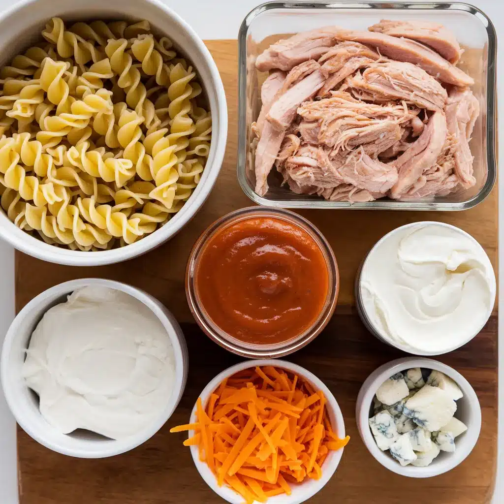 buffalo chicken protein pasta oven recipe