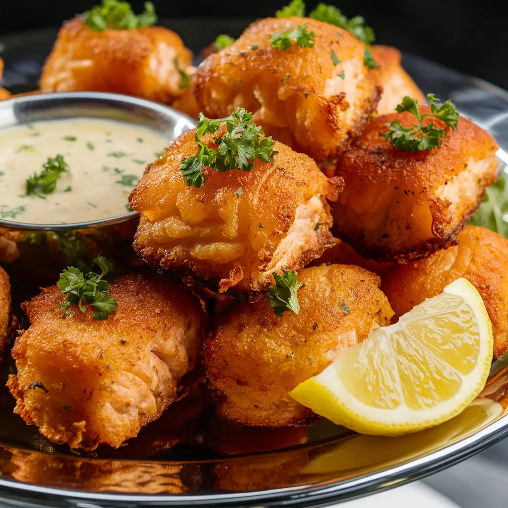 salmon bites recipe fried