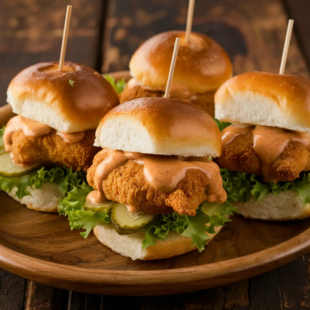 fried chicken sliders recipe