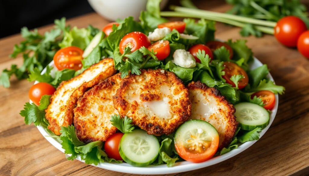 chicken cutlet salad