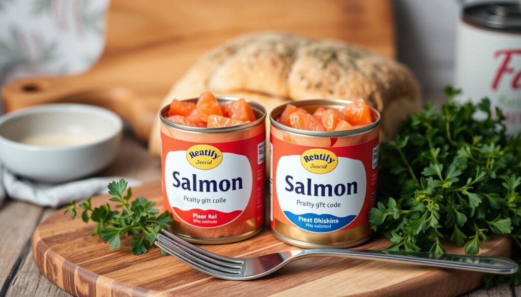 Canned salmon