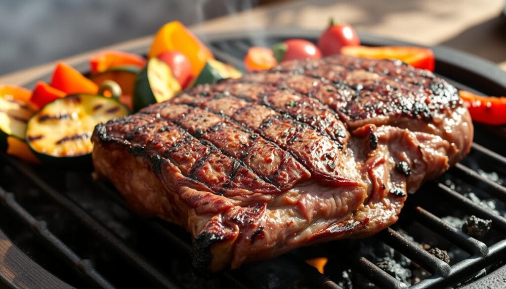 Grilled shoulder steak