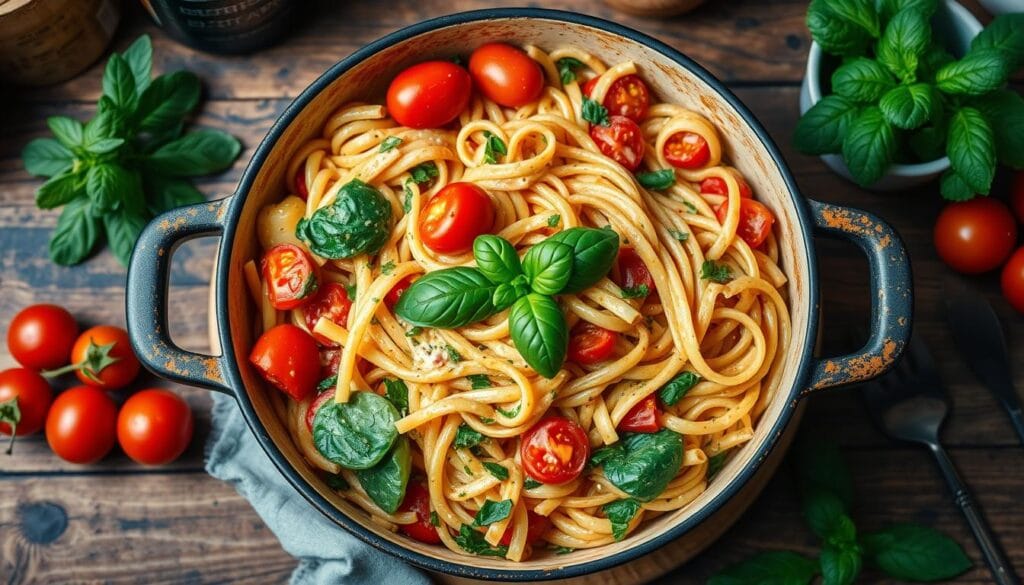 recipes for one pot meal-pasta large family
