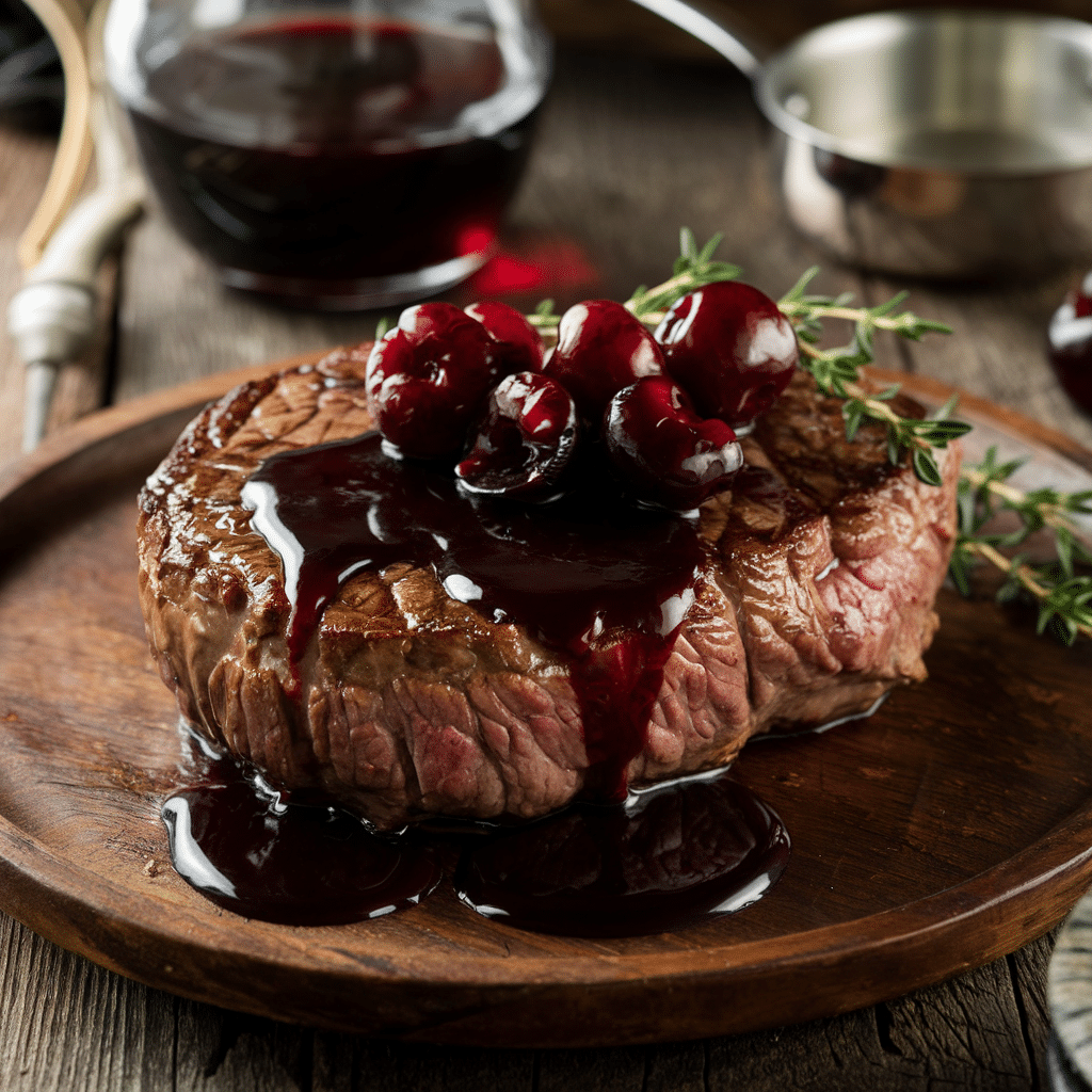 sweet cherry wine recipe for beef