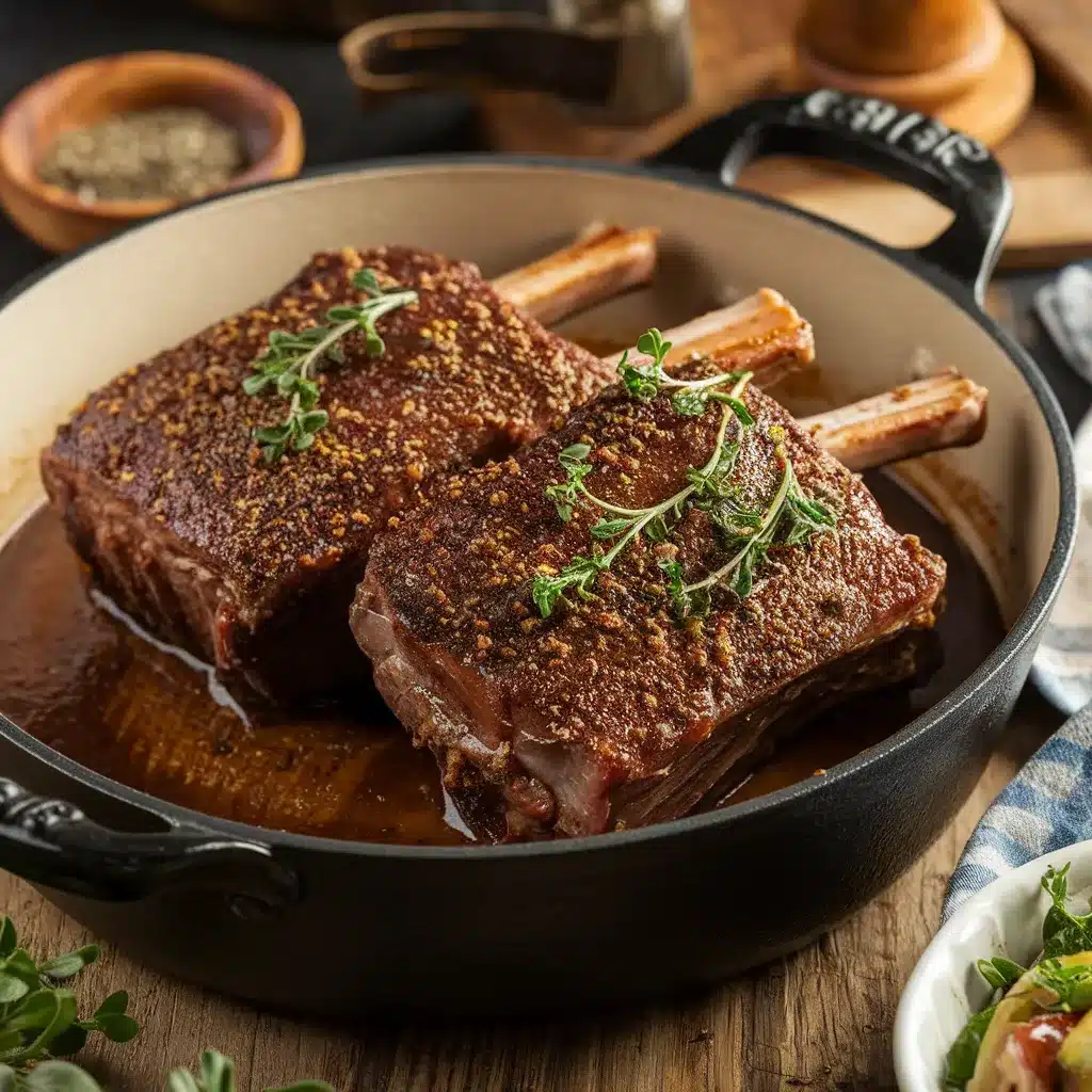 ox tail seasoning on beef short ribs recipe