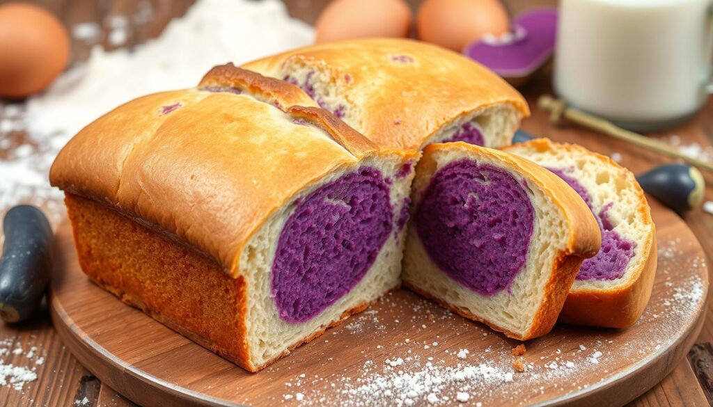 can i add ube extract to a milk bread recipe