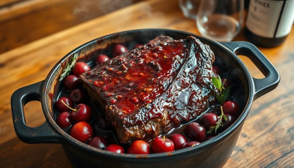 cherry wine pot roast