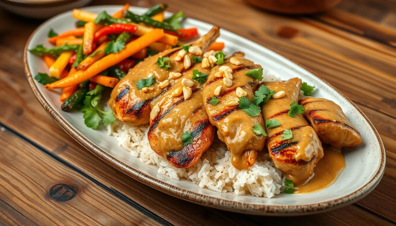 chicken with peanut butter -recipe