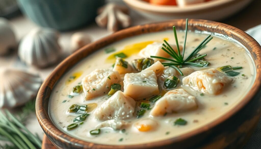 low-acid fish chowder