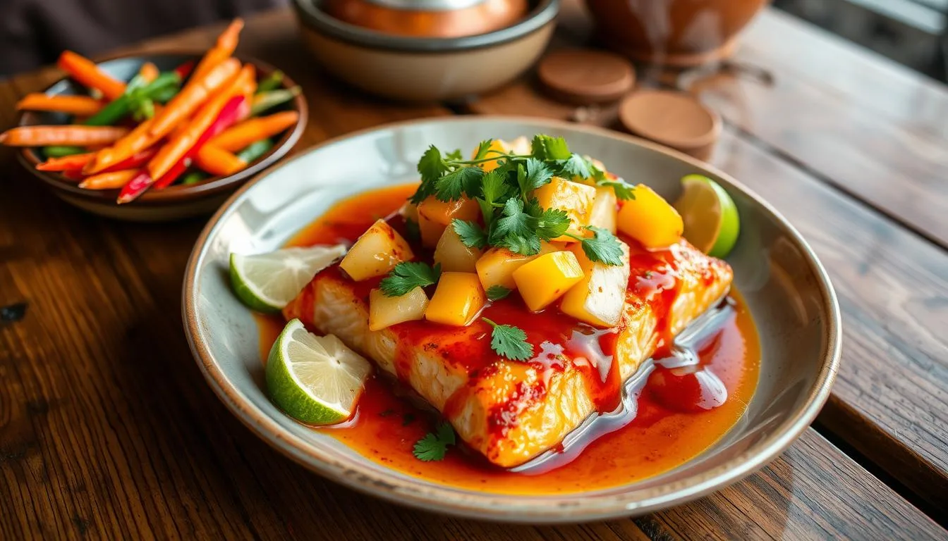 pineapple chili salmon recipe