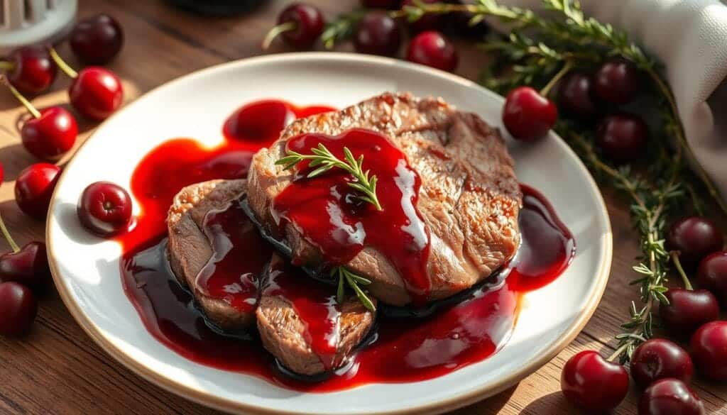 sweet cherry wine recipe for beef