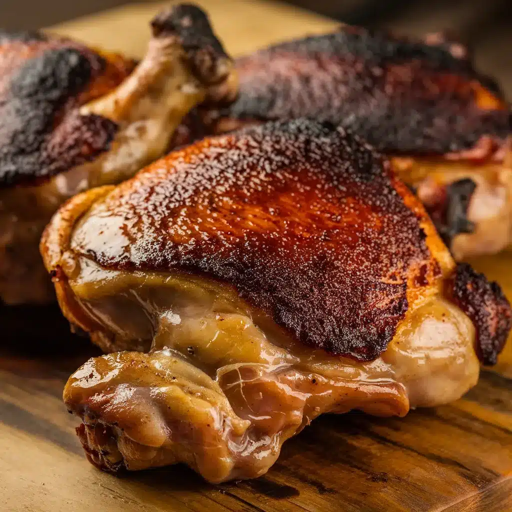 smoked chicken thighs recipe