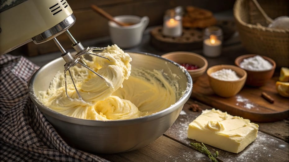 Cream Butter and Sugar: In a large mixing bowl, cream together the butter and sugar until light and fluffy.