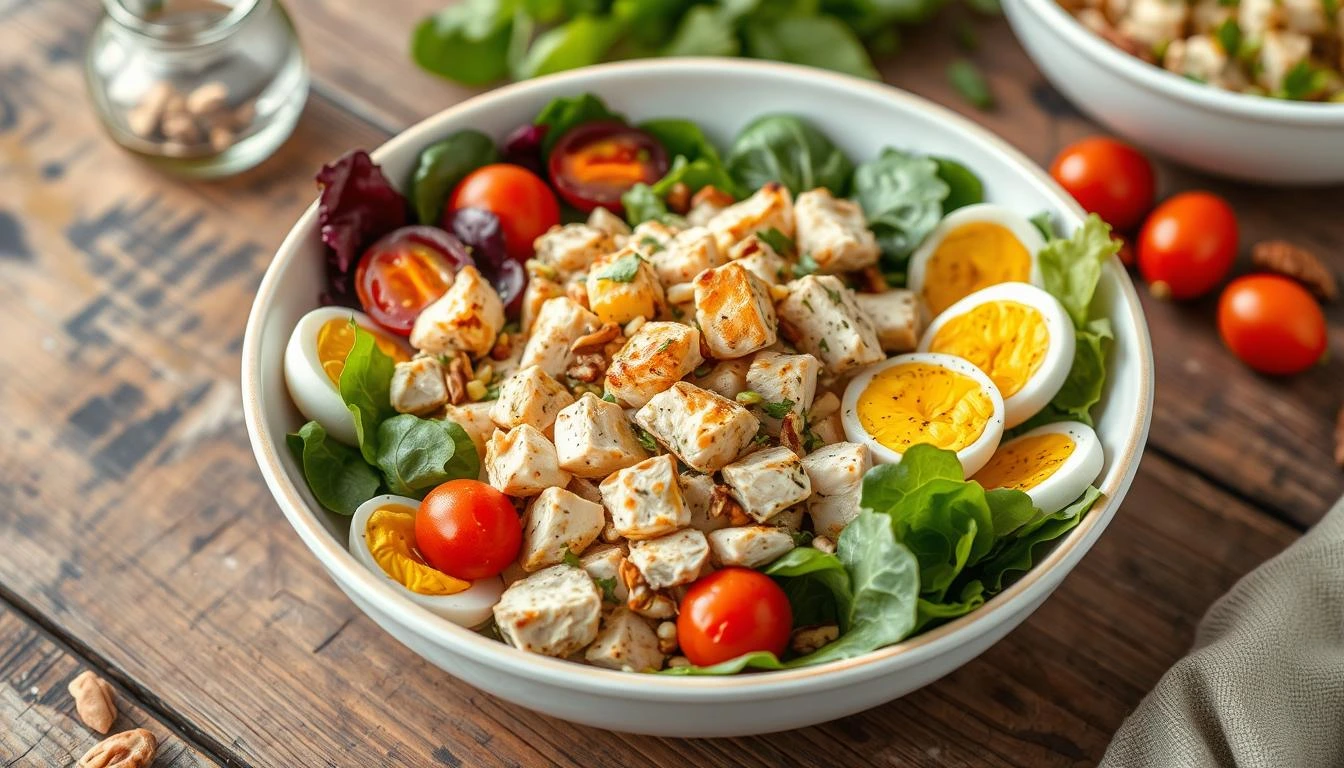 chicken salad recipe with eggs