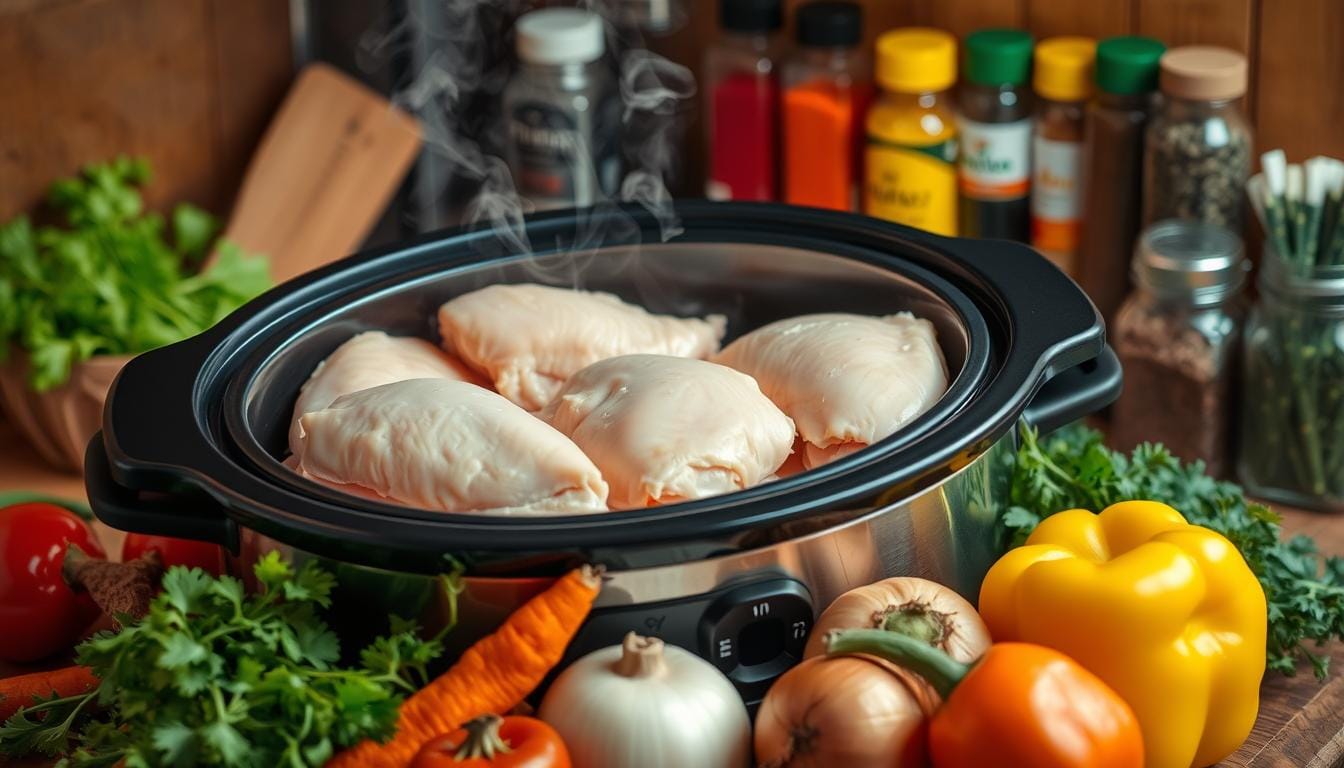 frozen chicken breast crock pot recipes