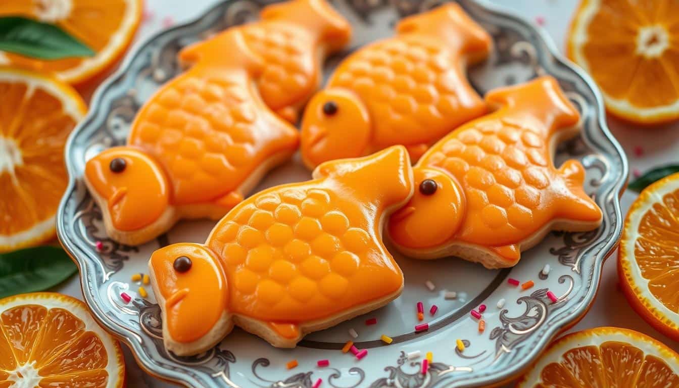 orange fish cookies recipe