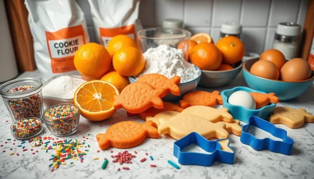 orange fish cookies recipe