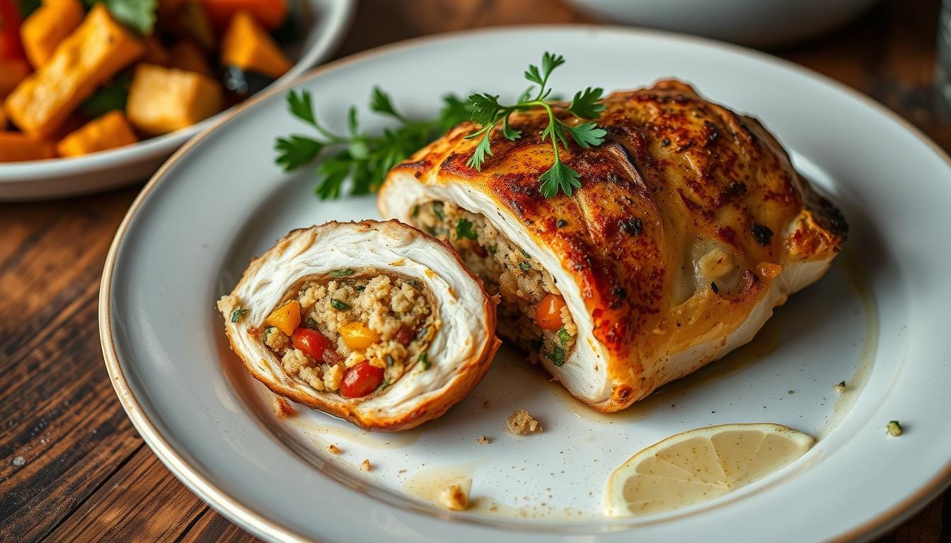 baked stuffed chicken breast recipes with stuffing