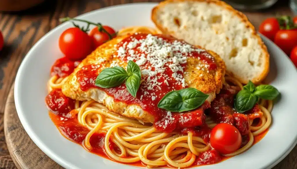 chicken parmesan pasta recipe