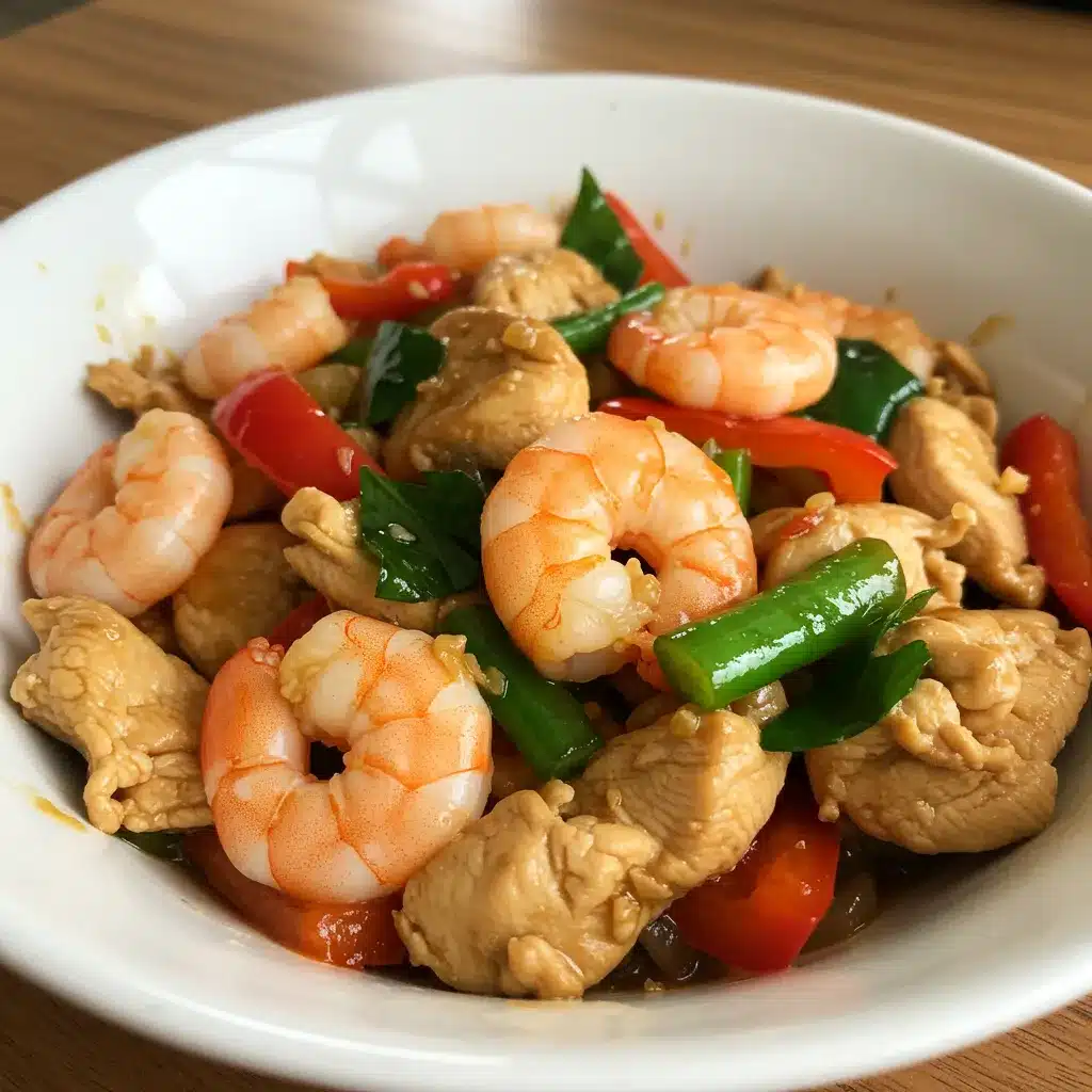 stir fry chicken and shrimp recipe