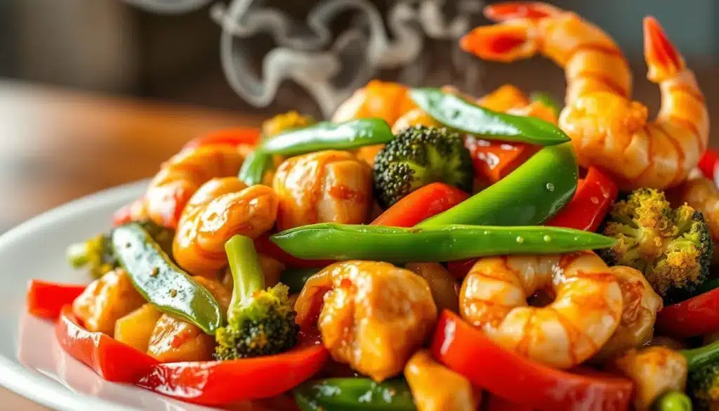 stir fry chicken and shrimp recipe