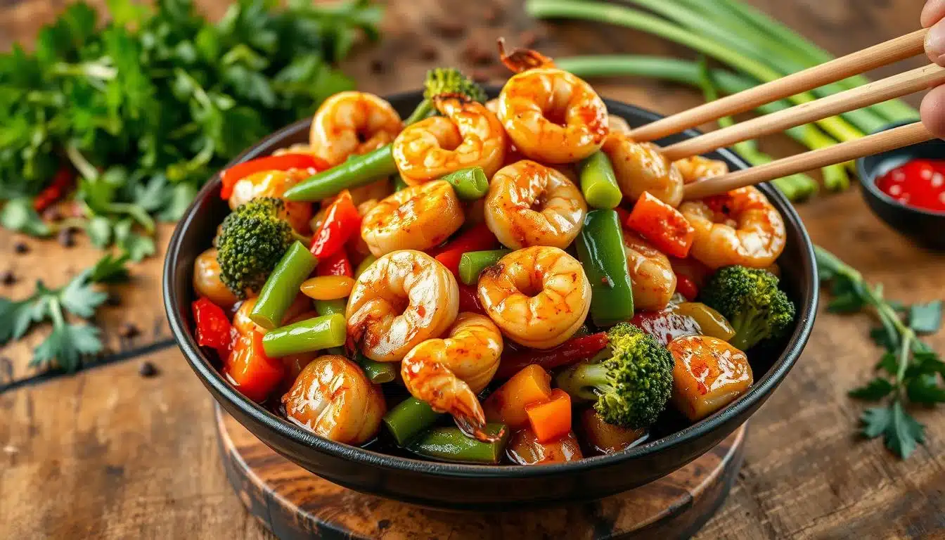 stir fry chicken and shrimp recipe