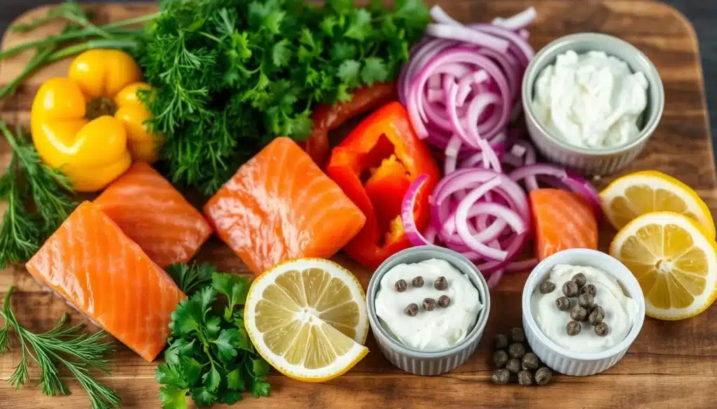 ingredient of salmon recipe bites