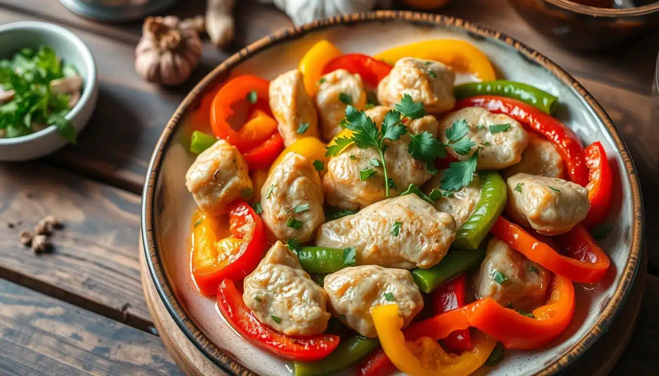 chicken and peppers recipe