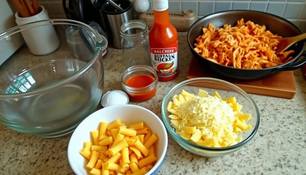 buffalo chicken protein pasta oven recipe