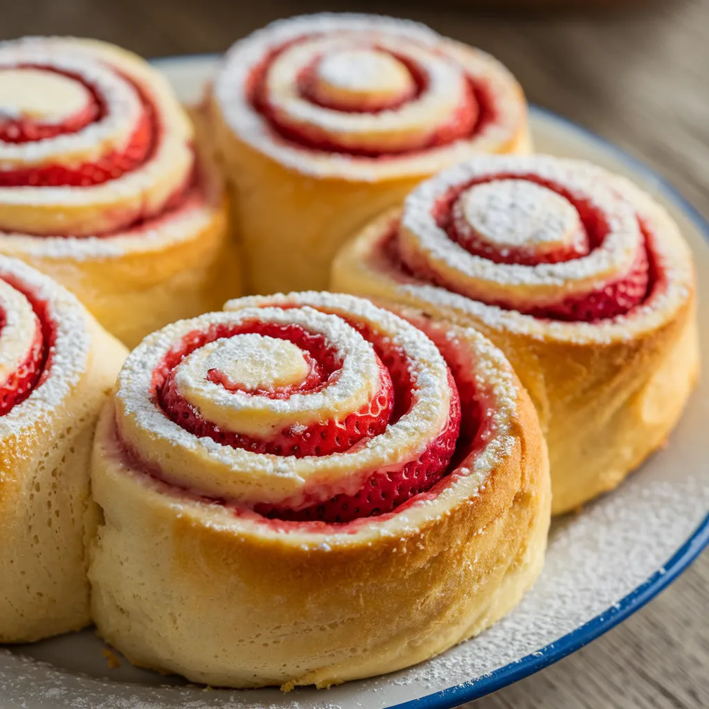 Strawberry Cheesecake Rolls