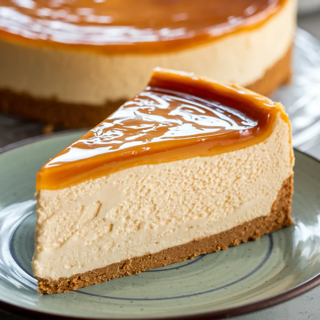 dulce de leche cheesecake