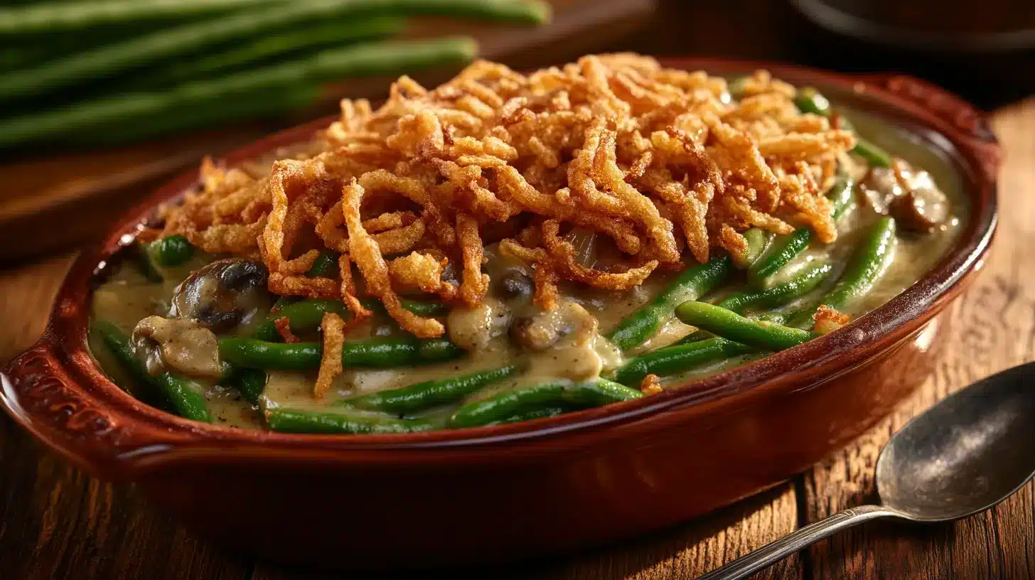 Grandma’s Irresistible Green Bean Casserole Recipe: A Comforting Family Favorite